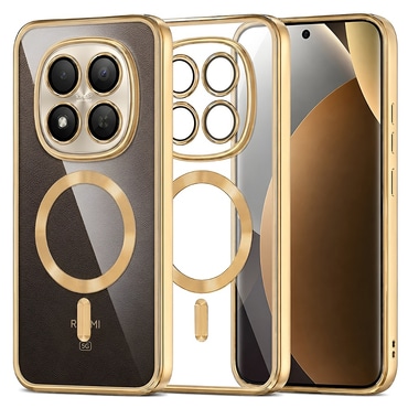 Ovitek Techsuit "Luxury Crystal MagSafe" za Xiaomi Redmi Note 15 Pro Plus / Poco M8 Pro - zlat