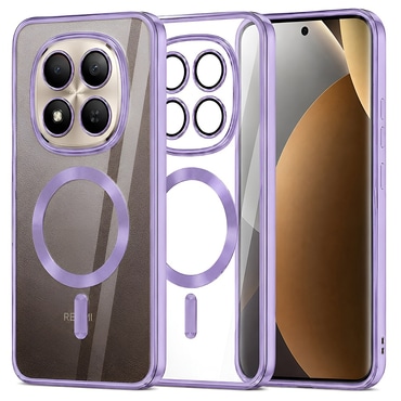 Ovitek Techsuit "Luxury Crystal MagSafe" za Xiaomi Redmi Note 15 Pro Plus / Poco M8 Pro - svetlo vijoličen