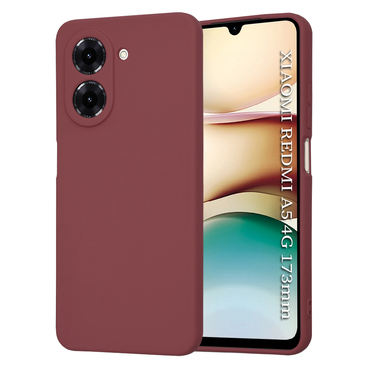 Silikonski ovitek Techsuit SoftFlex za Xiaomi Redmi A5 - temno rdeč