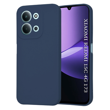 Silikonski ovitek Techsuit SoftFlex za Xiaomi Redmi 15C 4G / 5G - moder