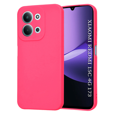 Silikonski ovitek Techsuit SoftFlex za Xiaomi Redmi 15C 4G / 5G - roza
