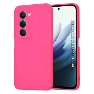Silikonski ovitek Techsuit SoftFlex za Xiaomi Redmi 15 4G / 5G - roza