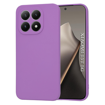 Silikonski ovitek Techsuit SoftFlex za Xiaomi 15T - vijoličen