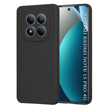 Silikonski ovitek Techsuit SoftFlex za Xiaomi Redmi Note 15 Pro 4G - črn