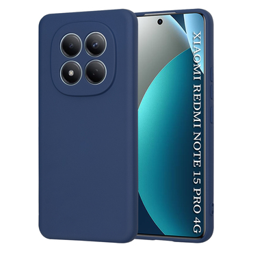 Silikonski ovitek Techsuit SoftFlex za Xiaomi Redmi Note 15 Pro 4G - moder