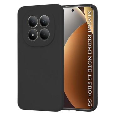Silikonski ovitek Techsuit SoftFlex za Xiaomi Redmi Note 15 Pro Plus / Poco M8 Pro - črn