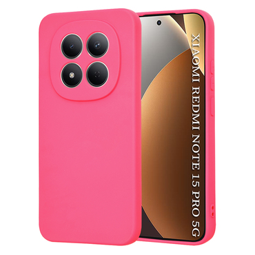 Silikonski ovitek Techsuit SoftFlex za Xiaomi Redmi Note 15 Pro 5G - roza