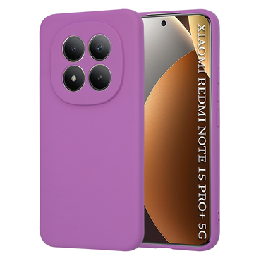 Silikonski ovitek Techsuit SoftFlex za Xiaomi Redmi Note 15 Pro Plus / Poco M8 Pro - vijoličen
