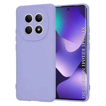 Silikonski ovitek Techsuit SoftFlex za Xiaomi Redmi Note 15 4G / Redmi Note 15 5G / Poco M8 - svetlo vijoličen