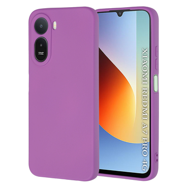 Silikonski ovitek Techsuit SoftFlex za Xiaomi Redmi A7 Pro - vijoličen
