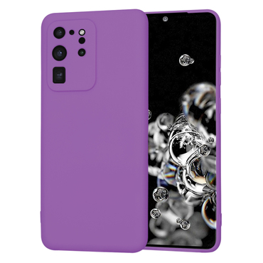 Silikonski ovitek Techsuit SoftFlex za Samsung Galaxy S20 Ultra - vijoličen
