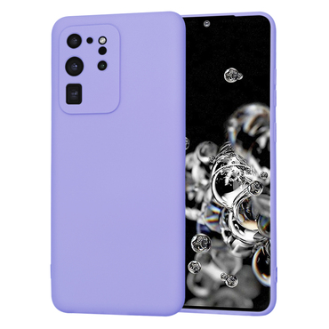 Silikonski ovitek Techsuit SoftFlex za Samsung Galaxy S20 Ultra - svetlo vijoličen
