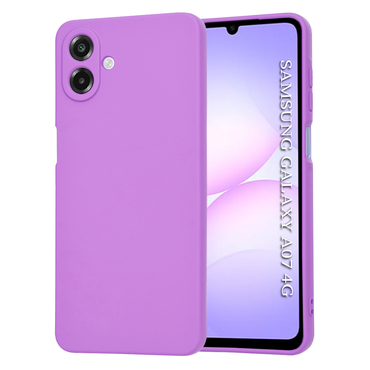 Silikonski ovitek Techsuit SoftFlex za Samsung Galaxy A07 - vijoličen