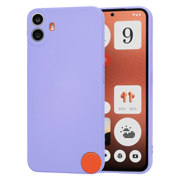 Silikonski ovitek Techsuit SoftFlex za Nothing CMF Phone 1 - svetlo vijoličen