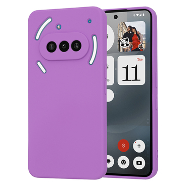 Silikonski ovitek Techsuit SoftFlex za Nothing Phone (3a) - vijoličen