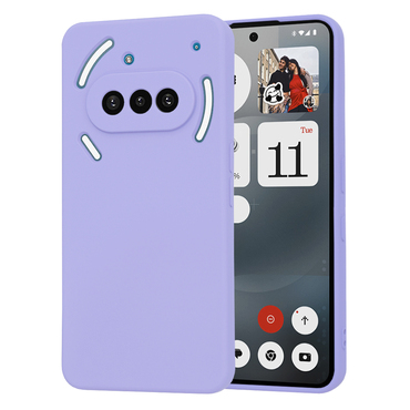Silikonski ovitek Techsuit SoftFlex za Nothing Phone (3a) - svetlo vijoličen