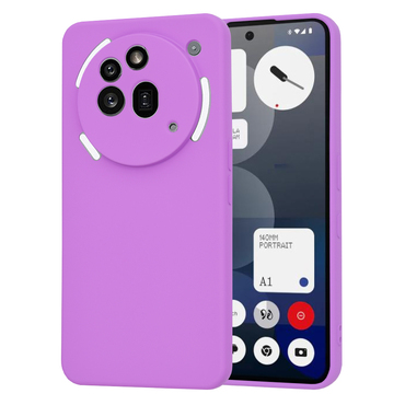 Silikonski ovitek Techsuit SoftFlex za Nothing Phone (3a) Pro - vijoličen