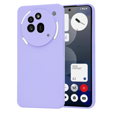 Silikonski ovitek Techsuit SoftFlex za Nothing Phone (3a) Pro - svetlo vijoličen