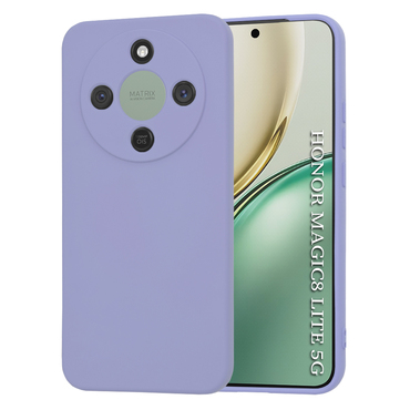 Silikonski ovitek Techsuit SoftFlex za Honor Magic8 Lite - svetlo vijoličen
