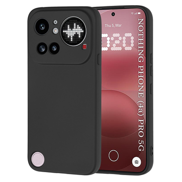 Silikonski ovitek Techsuit SoftFlex za Nothing Phone (4a) Pro - črn