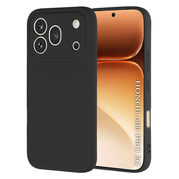 Silikonski ovitek Techsuit SoftFlex za Honor 600 Pro - črn