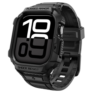 Ovitek Spigen "Rugged Armor Pro V2" za Apple Watch 10 42mm / Watch 11 42mm - matte black