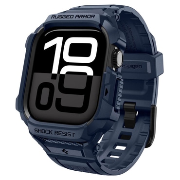 Ovitek Spigen "Rugged Armor Pro V2" za Apple Watch 10 42mm / Watch 11 42mm - navy blue