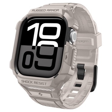 Ovitek Spigen "Rugged Armor Pro V2" za Apple Watch 10 42mm / Watch 11 42mm - dune beige