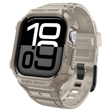 Ovitek Spigen "Rugged Armor Pro V2" za Apple Watch 10 46mm / Watch 11 46mm - dune beige