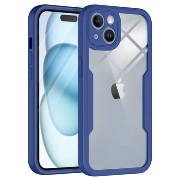 Hibridni Full body ovitek Techsuit "ColorVerse 360" za iPhone 15 Plus - blue