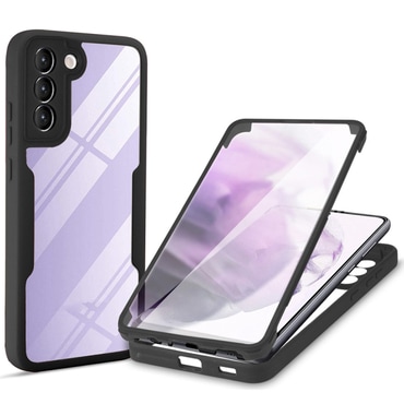 Hibridni Full body ovitek Techsuit "ColorVerse 360" za Samsung Galaxy S21 FE 5G - black