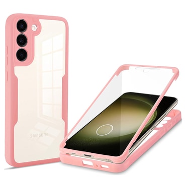 Hibridni Full body ovitek Techsuit "ColorVerse 360" za Samsung Galaxy S23 Plus - pink