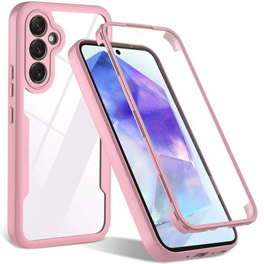 Hibridni Full body ovitek Techsuit "ColorVerse 360" za Samsung Galaxy A54 5G - pink