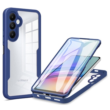 Hibridni Full body ovitek Techsuit "ColorVerse 360" za Samsung Galaxy A15 - blue