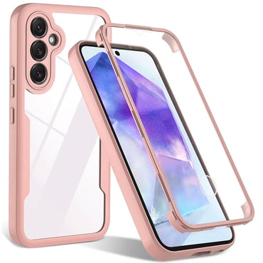 Hibridni Full body ovitek Techsuit "ColorVerse 360" za Samsung Galaxy S24 Plus - pink