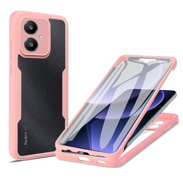 Hibridni Full body ovitek Techsuit "ColorVerse 360" za Xiaomi Redmi 13C 5G - pink