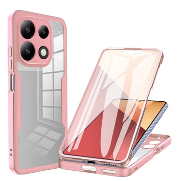 Hibridni Full body ovitek Techsuit "ColorVerse 360" za Xiaomi Redmi Note 13 Pro 4G / Poco M6 Pro 4G - pink