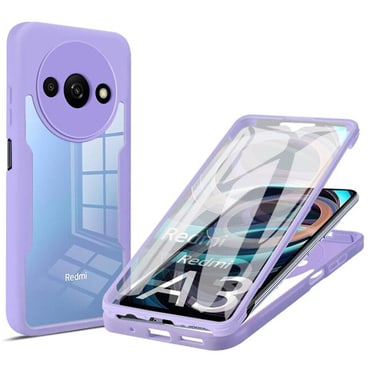 Hibridni Full body ovitek Techsuit "ColorVerse 360" za Xiaomi Redmi A3 - purple