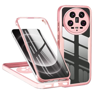 Hibridni Full body ovitek Techsuit "ColorVerse 360" za Xiaomi 14 Ultra - pink