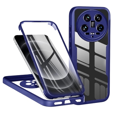 Hibridni Full body ovitek Techsuit "ColorVerse 360" za Xiaomi 14 Ultra - blue