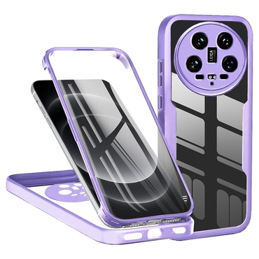 Hibridni Full body ovitek Techsuit "ColorVerse 360" za Xiaomi 14 Ultra - purple