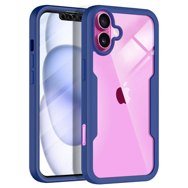 Hibridni Full body ovitek Techsuit "ColorVerse 360" za iPhone 16 Plus - blue