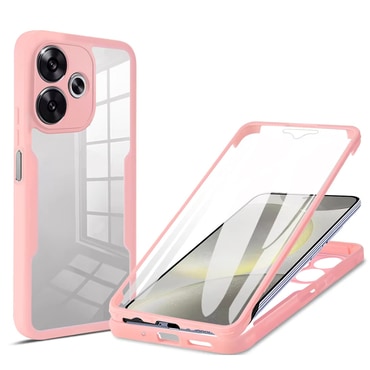 Hibridni Full body ovitek Techsuit "ColorVerse 360" za Xiaomi Poco F6 - pink