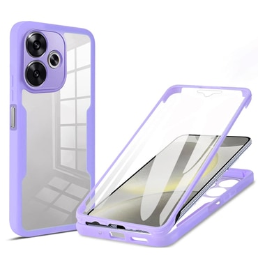 Hibridni Full body ovitek Techsuit "ColorVerse 360" za Xiaomi Poco F6 - purple