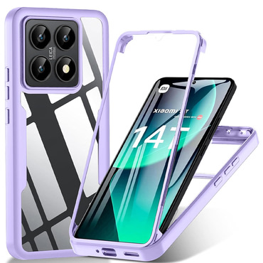 Hibridni Full body ovitek Techsuit "ColorVerse 360" za Xiaomi 14T - purple