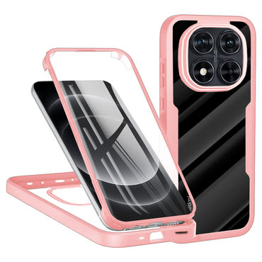 Hibridni Full body ovitek Techsuit "ColorVerse 360" za Xiaomi Redmi Note 14 Pro Plus 5G / Redmi Note 14 Pro 5G / Poco X7 - pink