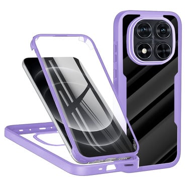Hibridni Full body ovitek Techsuit "ColorVerse 360" za Xiaomi Redmi Note 14 Pro Plus 5G / Redmi Note 14 Pro 5G / Poco X7 - purple