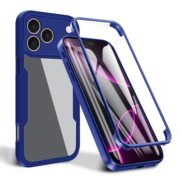 Hibridni Full body ovitek Techsuit "ColorVerse 360" za iPhone 17 Pro Max - blue