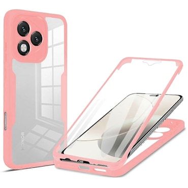 Hibridni Full body ovitek Techsuit "ColorVerse 360" za Honor 400 Lite - pink