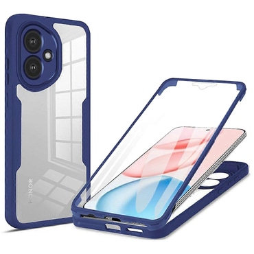 Hibridni Full body ovitek Techsuit "ColorVerse 360" za Honor 400 - blue